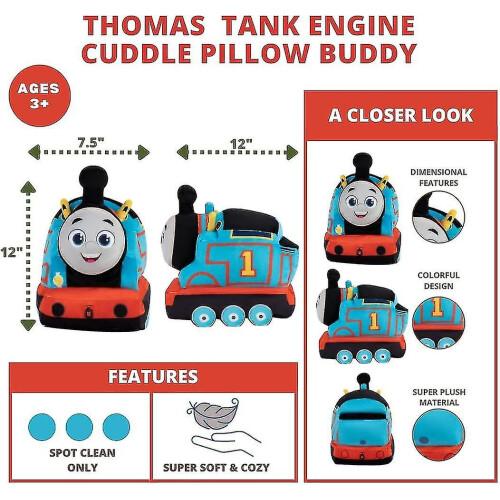 27cm Thomas & Friends Lokomotive Zug Kinderbettwäsche Super Weiches Plüsch Kuschel Kissen Kumpel