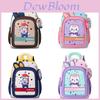 Cartoon Kids Backpack With Nylon Material And Ergonomic Shoulder Straps For School Use