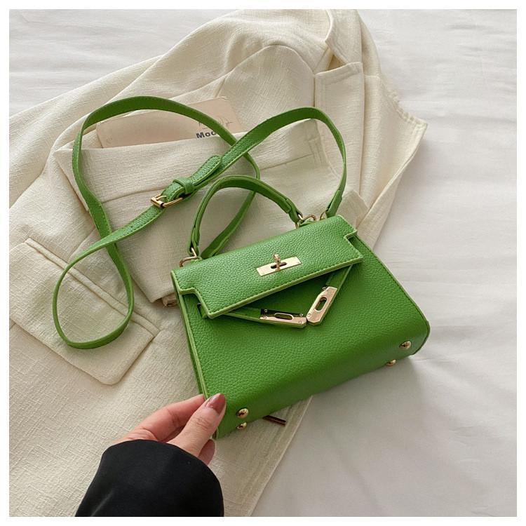 Retro Lässige Elegante Handtasche Damen 2024 Neue Koreanische Version Pendler Kleine Quadratische Tasche Mode Einzelne Umhängetasche