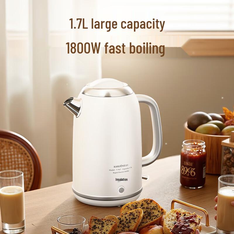 Jinzao T-967 Electric Kettle, 1.7L, with Heat Preservation and Constant Temperature, All-Steel Body. 1.7L