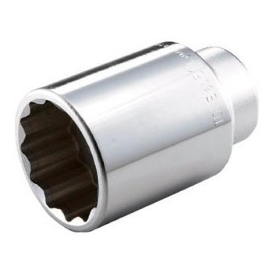 

TONE Deep Socket 55mm Width (12-Point), 6D-55L, 19.0mm (3/4 ) Drive,