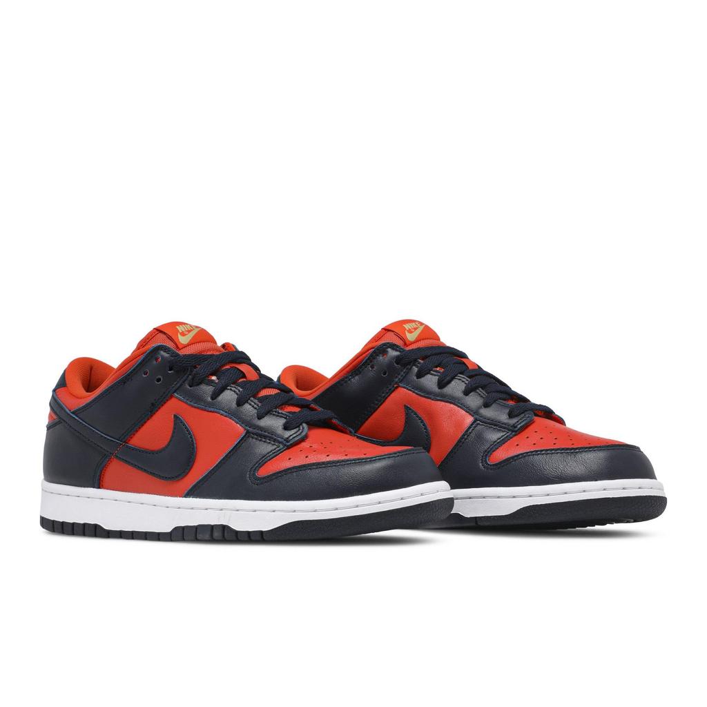 Nike Dunk Low SP 'Champ Colors' (Unisex) University Orange / Marine Skateboard Shoes CU1727 800