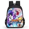 NARUTO Anime Student Backpack, Dual Zipper Pockets, Durable 16-inch Lightweight Design Suitable for Kids Boys & Girls Age 5-11