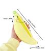 Banana Shape Pen Bag Large Capacity Stationery Storage Bag Multi-functional Pencil Case  Gift