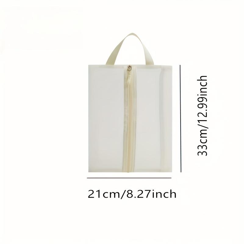 1pc Foldable Breathable Mesh Shoe Bags -Large Capacity Shoe Organizer for Gym, Travel, Beach, Makeup & Toiletries Storage