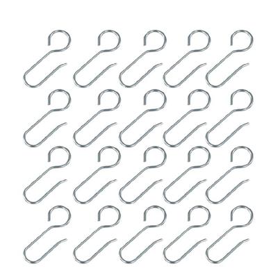 Metal S Hooks for Hangings Curtains Simple and Effective Curtain Hooks