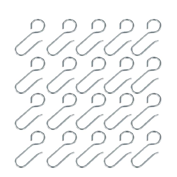 Ganci a S in Metallo per Appendere Tende Ganci Semplici ed Efficaci per Tende