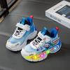 Children's Fashion Shoes 2025 Autumn New Boys Mesh Sneakers Popular Breathable Dad Shoes Boy Tide