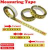 Metric Scale Metal Tape Measure Steel Material Miter Track Tape Adhesive Backed Tape Ruler