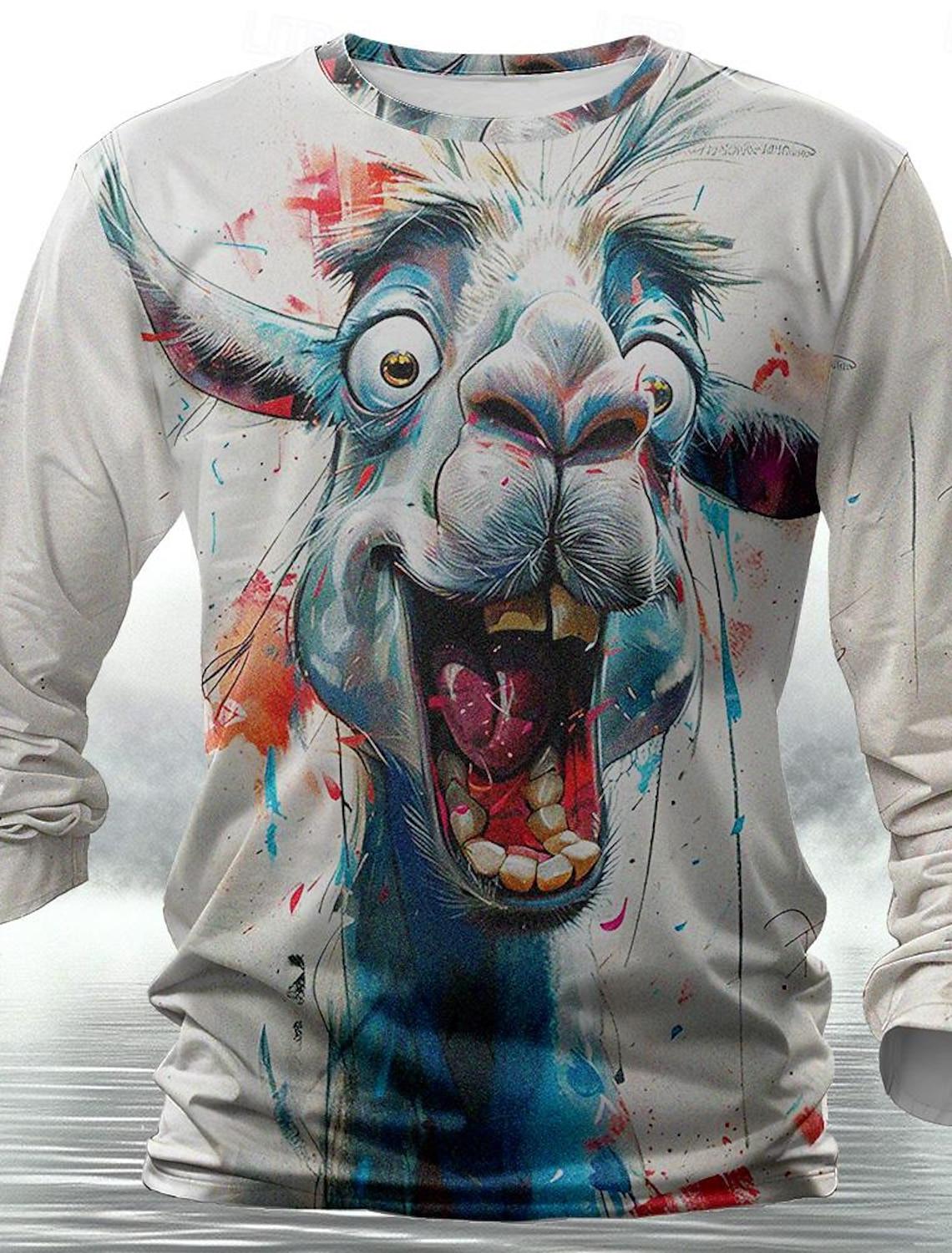 

3D-печатный рисунок в виде курицы в стиле аниме, 3D-печатная осенняя мужская футболка с круглым вырезом, повседневный свободный свитер с длинным рукавом, модные топы 6XL