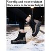 Women's Retro Zipper Fashion Lightweight Soft Sole Winter Warm Plush Snow Boots Lined with Fleece Non-slip Casual Sports Cotton Boots