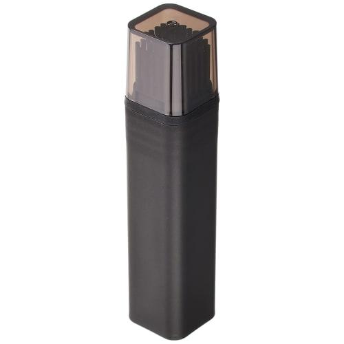 Yamazaki Tower Oil Brush with Lid, Black, Approx. W2.5 X D2.5 X H12cm, Silicone, 4355