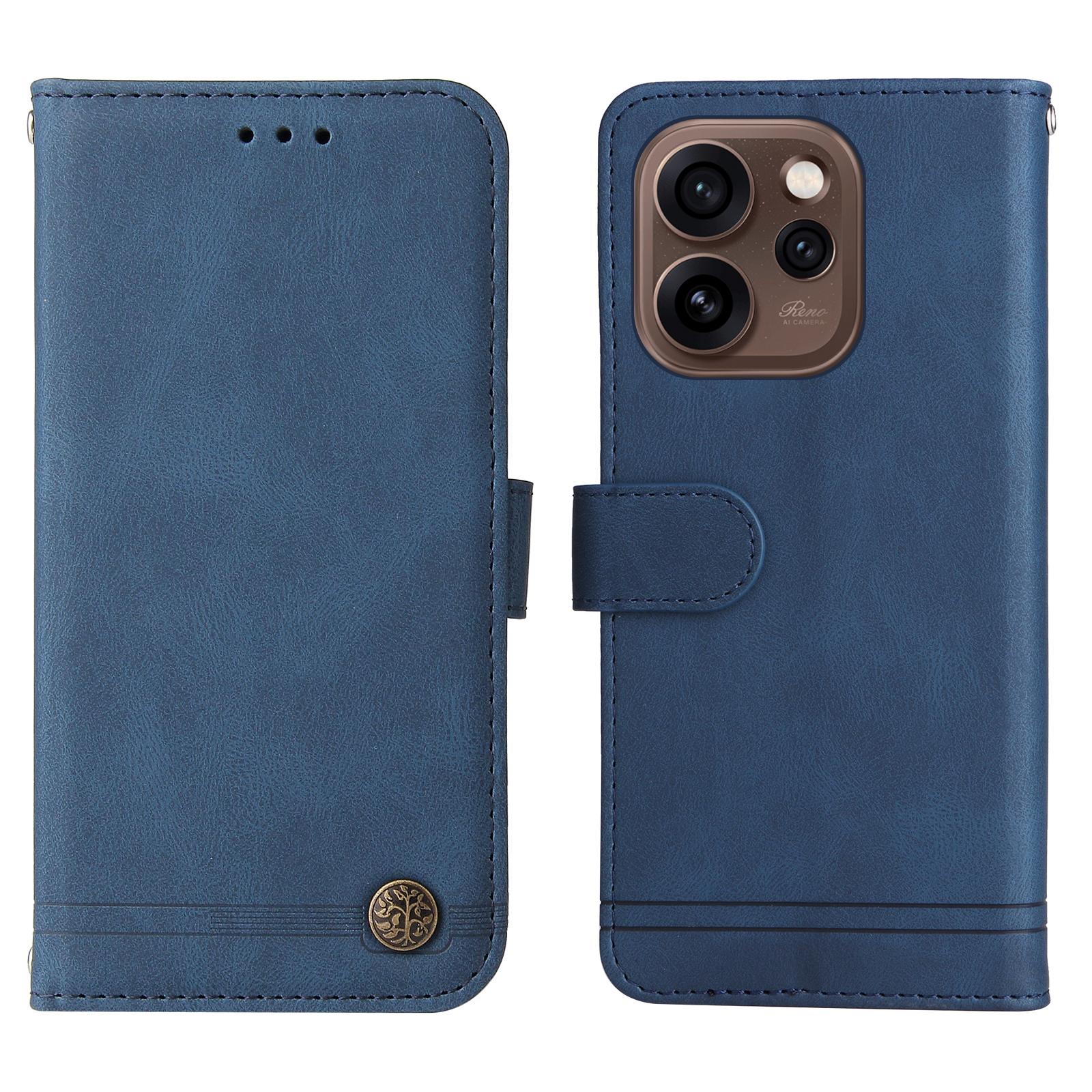 

Для Oppo Reno15 Pro 5G (Глобальний)/Reno15 5G (Китай) Шкіряні чохли-гаманці з приємним на дотик покриттям, чохол-підставка для телефону зі шнурком