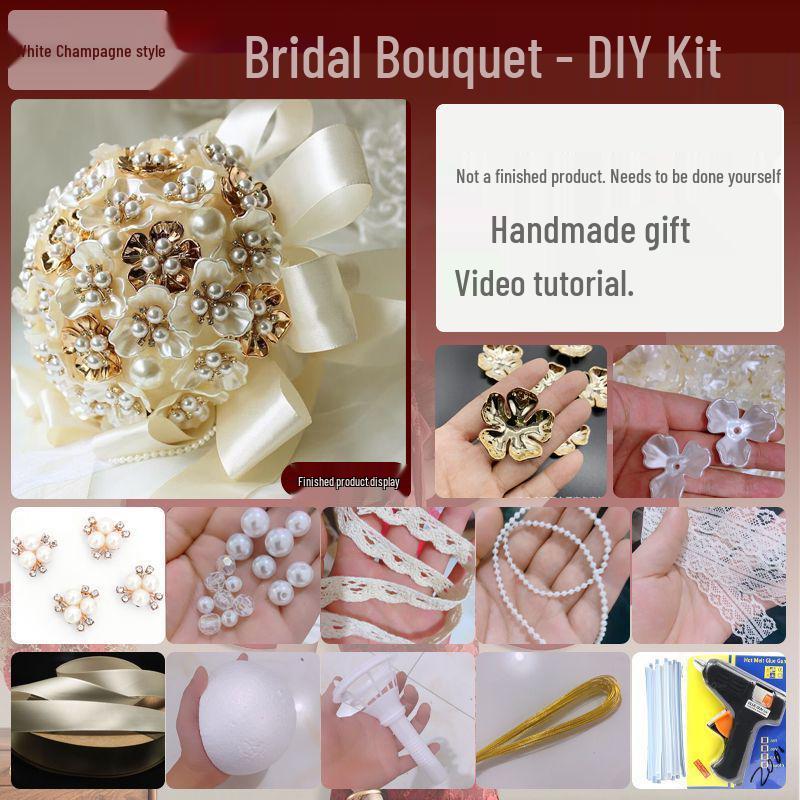 Handmade DIY Wedding Bouquet Kit - Thoughtful Gift for Best Friend