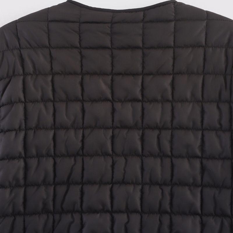Kaslead New Women Clothes Western Style Fashion Short Texture Black Slim Stand Clouds Outerwear