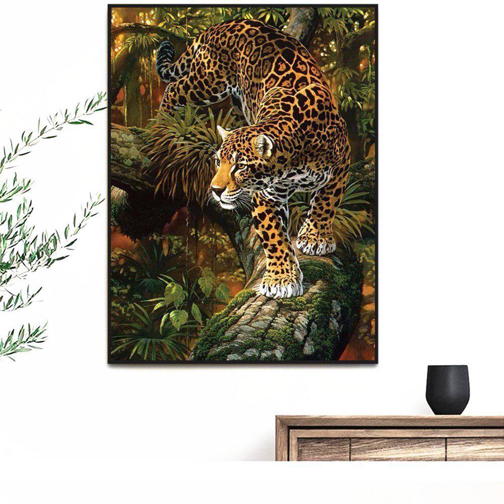 Diamond Painting Arrivals Animals Picture Of Rhinestones Cross Stitch Kits Leopard Home Decoration