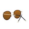 Alloaiweeo [Alo] Al4902A 1814G Leopard Brown Soltex Round Sunglasses