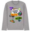 Stranger Things: Tales from ´85 Unisex Adult Scrapbook Icons Long-Sleeved T-Shirt