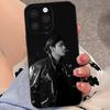 Singer Kim T-Tae H-Hyung V Phone Case For iPhone 15,14,13,12,11 Plus,Pro,Max,XR,XS,X,7,8 Plus,SE,Mini Soft Black Cover