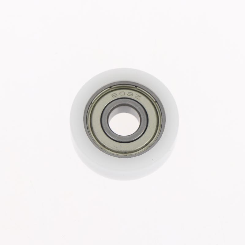 Plastic-Coated Roller Guide Wheel Easy Installation BS60828-10 Flat POM Pressure Wheel 1Pc for Home DIY Mechanical Repairs