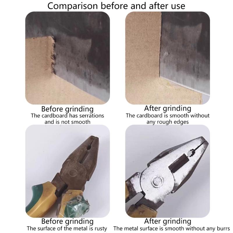 Cordless Electric Benches Grinder With Double Sanding Wheels Perfect For 18V Battery Metal Woodworking DIY Projects