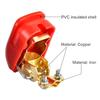 1 Pair + - Electrode Blue Red Quick Release Lift Off Connector Clamps Car Battery Terminals for Car Caravan Car-styling