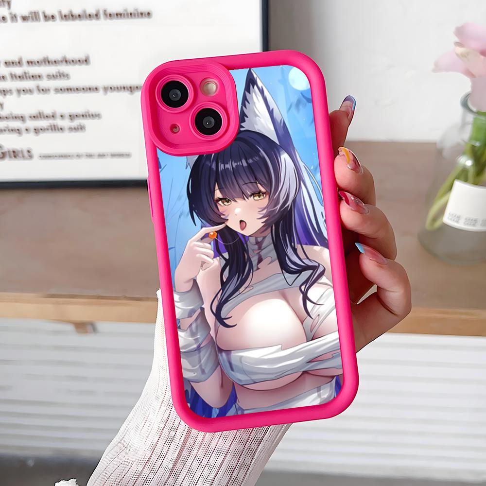 Azur Lane Musashi Thicken TPU Mobile Phone Case for iPhone 17 16 15 14 13 12 11 Air Pro Max Plus Colorful Cover