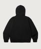 Champion Heritage Logo Loose Fit Zip-Up Hoodie Black