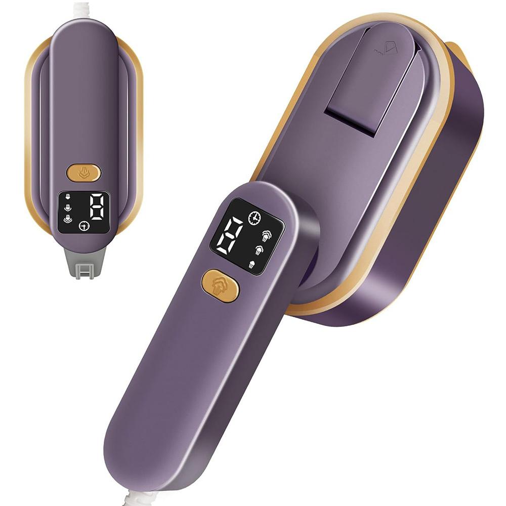 Handheld Garment Steamer Intelligent Digital Display 3 Steam Settings Mini Portable Iron, EU Plug A