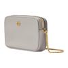Gucci GG Marmont Double G Logo Zipper Chain Leather Crossbody Shoulder Bag Women Bags Gray 772759-CAO0G-1440