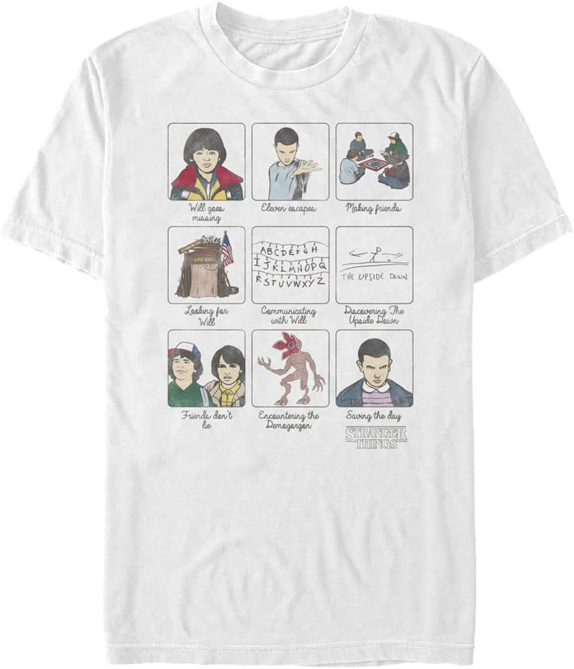 Stranger Things Men s Story T-Shirt XL