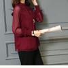 Autumn Rayon Chiffon Mesh Ribbon Long-sleeved Shirt