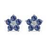 Niche Design Women's S925 Sterling Silver Zircon Hoop Earrings - Christmas Edition