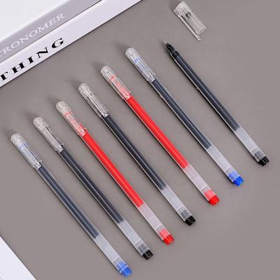 10 Stück Nadelspitze Gelstift Schwarz/Blau/Rot Tinte Neutraler Stift Geschenk für Schüler Unterschriftsstift Schule Büro
