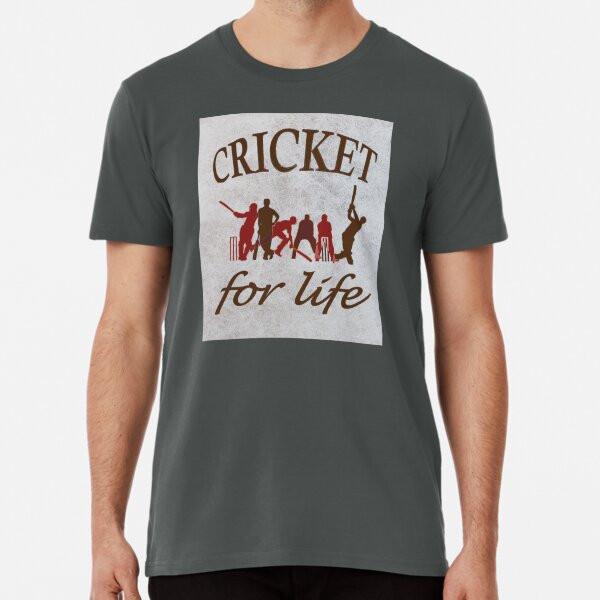 

Cricket For Life Premium T-Shirt S to 5XL Made in the AU/USA T-Shirt 4XL