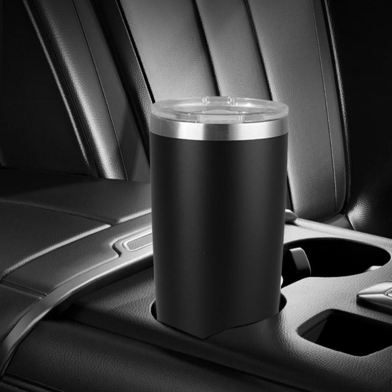 20oz 304 Stainless Steel Insulated Thermos Cups, Double-Wall Vacuum Insulation, Coffee/Beer/Party Cups with Spill-Proof Lid