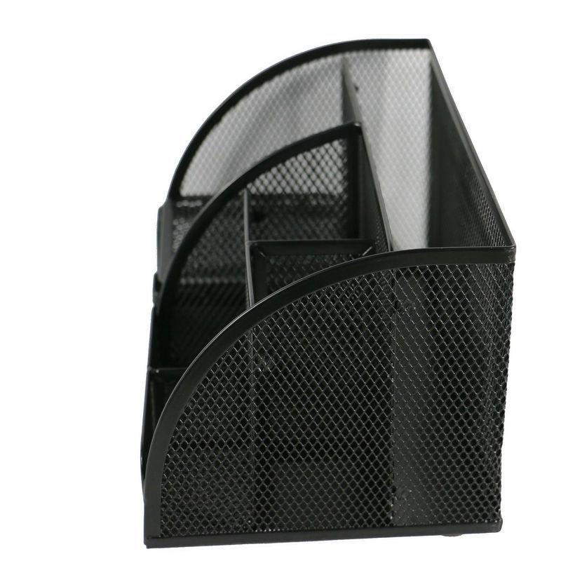 Creative Iron Large-capacity Pen Container Office Desktop Multifunctional Organizer Student Desktop Metal Storage Pen Container