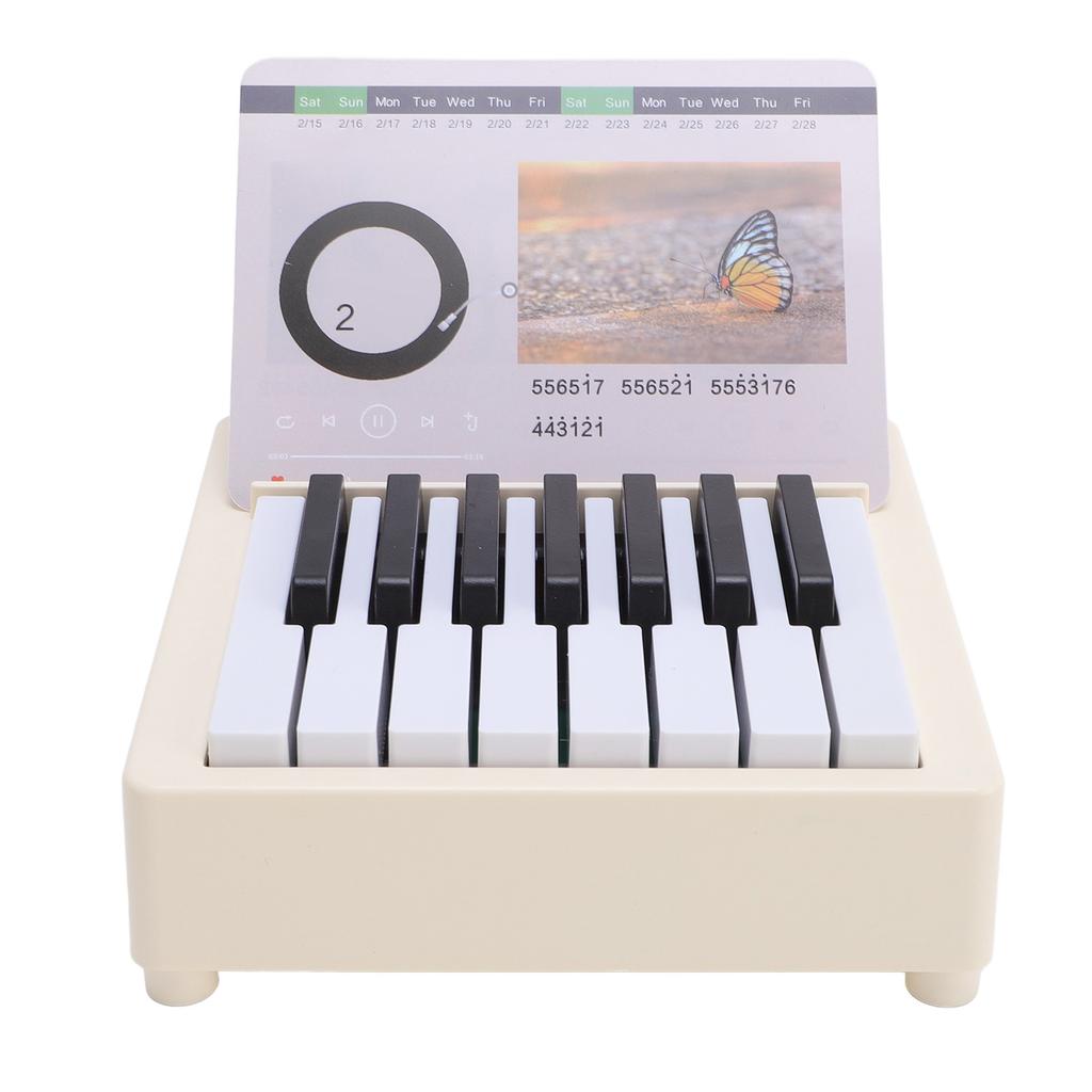 Miniature Piano Desk Calendar Innovative Playable Music Desk Desktop Ornament For   Desks