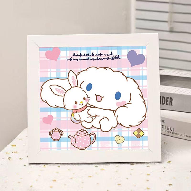 High-End Diamond Painting Diy Van Gogh Starry Sky Cat Creative Handmade Toy Table Decoration Diamond Painting With Frame