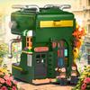 Retro coffee machine telephone camera model mini particle puzzle assembled building blocks decoration