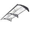 Awnings for Door Entrance, 38 X 78 In, Exterior Front Door Window Awnings with Drainage & ABS Bracket, Rain Snow Sun Protection, Overhang