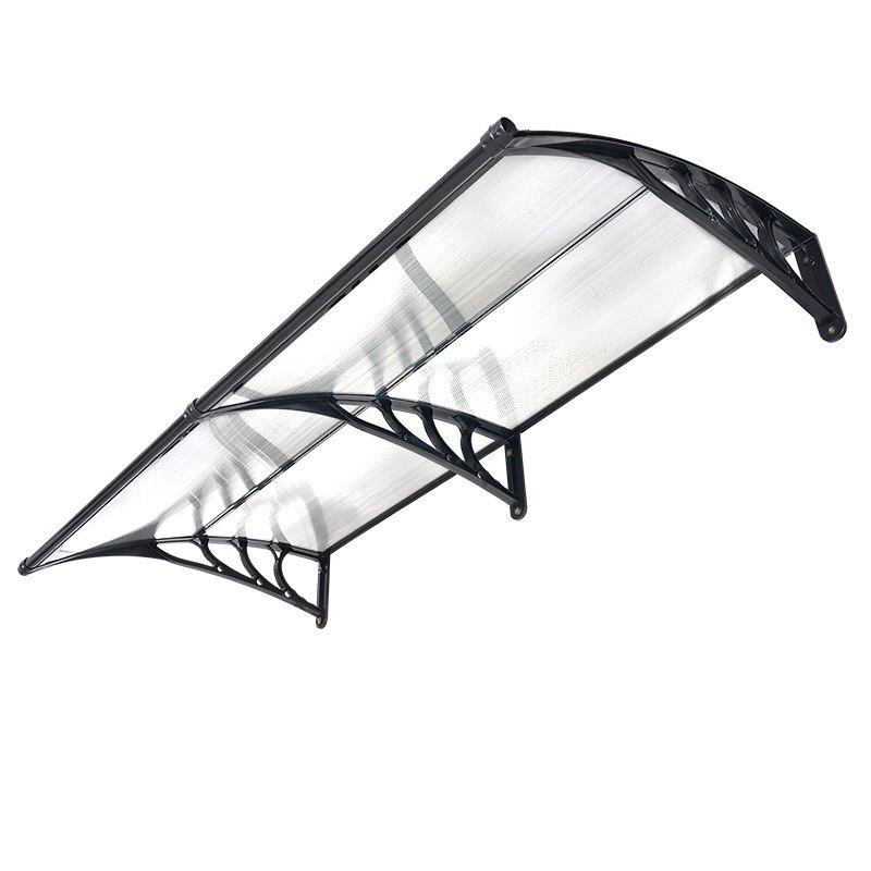 Awnings for Door Entrance, 38 X 78 In, Exterior Front Door Window Awnings with Drainage & ABS Bracket, Rain Snow Sun Protection, Overhang