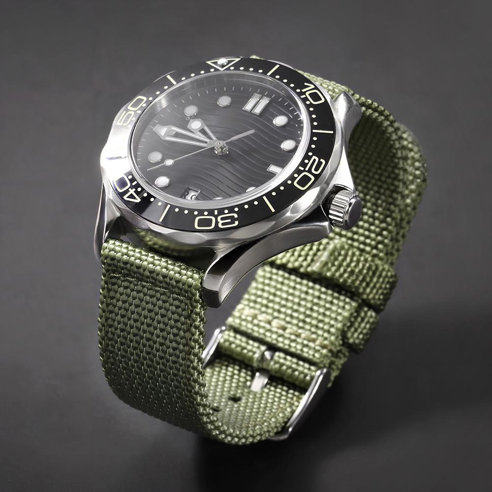 Genuine Watch Band Premium Two Sided Sailcloth Nylon Strap Quick Release for Casio Bracelet 18mm 20mm 22mm 24mm Sport Wristbelt