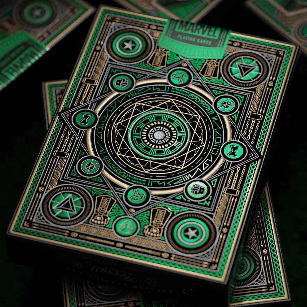 Theory11 Avengers: Infinity Saga Playing Cards Green