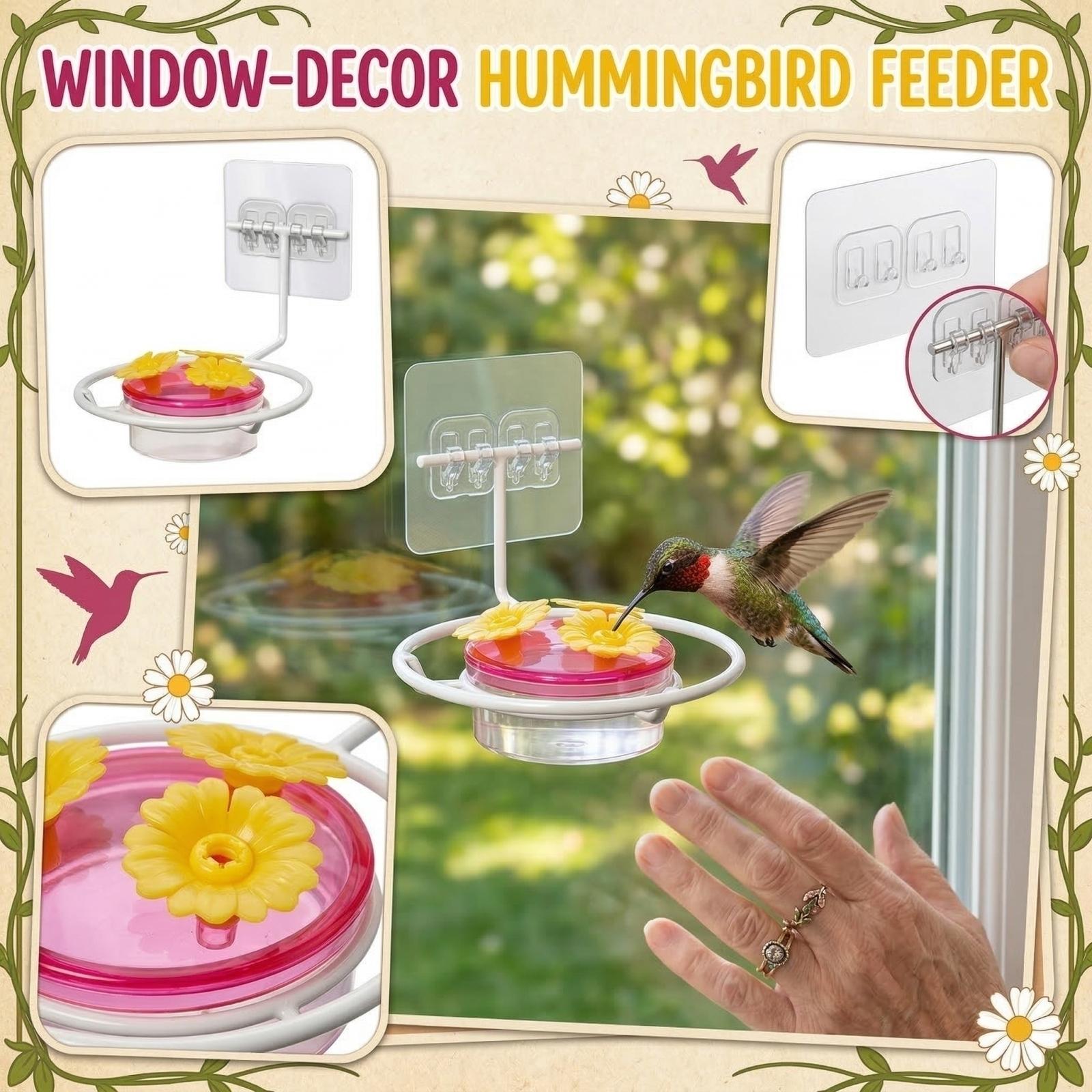 Garden Outdoor Window Decoration Bird Feeder one size
