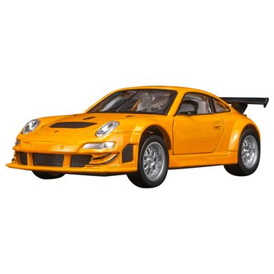 1/32 Alloy Diecast Porsche 911 GT3 RSR Sports Car Model Toy with Sound and Light Pull Back Functional Toys for Boy Birthday Gift