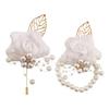 Artificial Flower Wedding Corsage Pair For Bride Grooms Bridesmaids Matching Accessories Western Ceremony