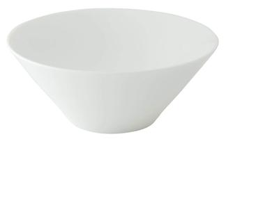 Mesa EAST Saladeira Trapezoidal Transparente Estilo Branco 14,3 cm Fabricado no Japão Micro-ondas Seguro Lava-louças Tigela Simples dix-B1-4011-0