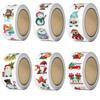 500Pcs Merry Christmas Gift Stickers Irregular Seal Labels Sticker For Gift Baking Package Envelope Stationery Decor