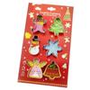 6Pcs/Set Christmas Cookie Cutter Gingerbread Xmas Tree Mold Christmas Cake Decoration Tool Navidad Gift DIY Baking Biscuit Mould